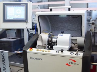 WYWAŻARKA WYSOKOOBROTOWA RDZENI TURBOSPRĘŻAREK -SCHENCK TBsonio